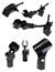 D-Vice clip-on mic holders clamp to the rim of your drums